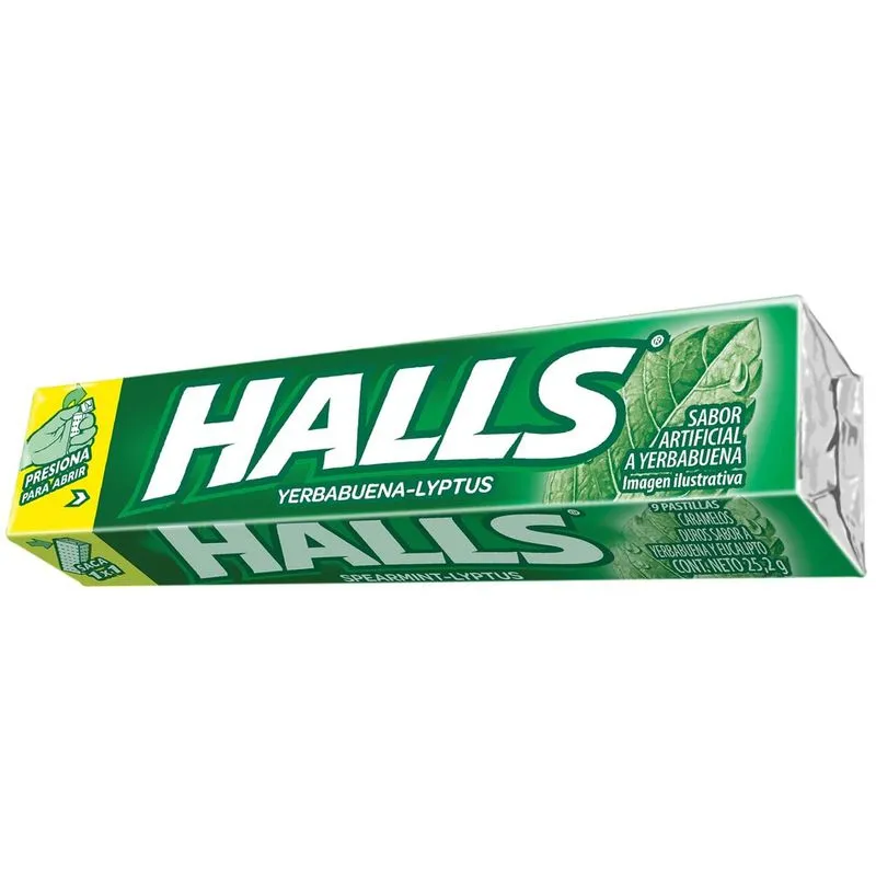 Halls Yerbabuena Barra   25,2G