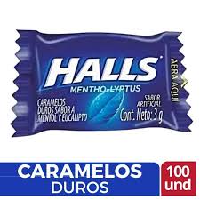 Halls Mentol Azul 3G
