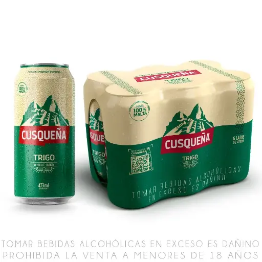 Sixpack Cusqueña Trigo 473ML