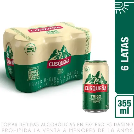 Sixpack Cusqueña Trigo 355ML