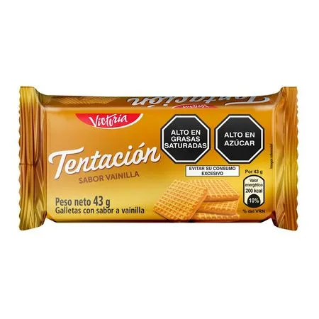 Galleta Tentacion Vainilla 43GR