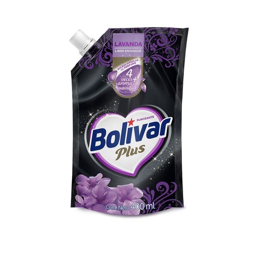 Suavizante Bolivar Plus Lavanda 400ml